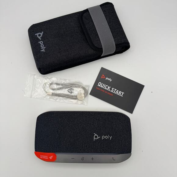 Poly Sync USB Portable Speakerphone - Bluetooth & USB, Personal Speaker with Mic - Picture 1 of 3